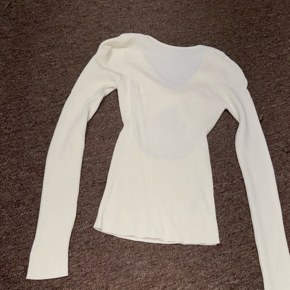 white asos top